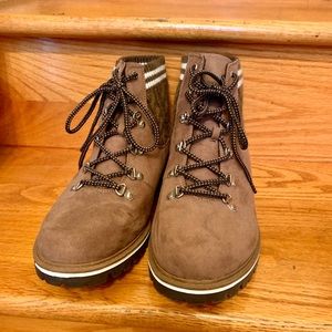 Brown Suede Hiking Boot